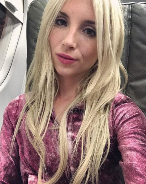 Piper Perri on a Plane