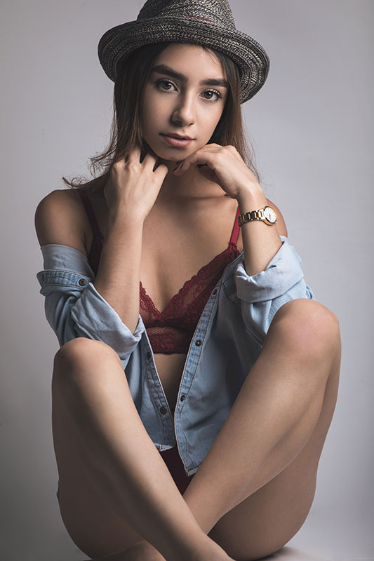 Juliette Dee Wearing Lingerie