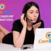 a girl studying camsurf alternatives