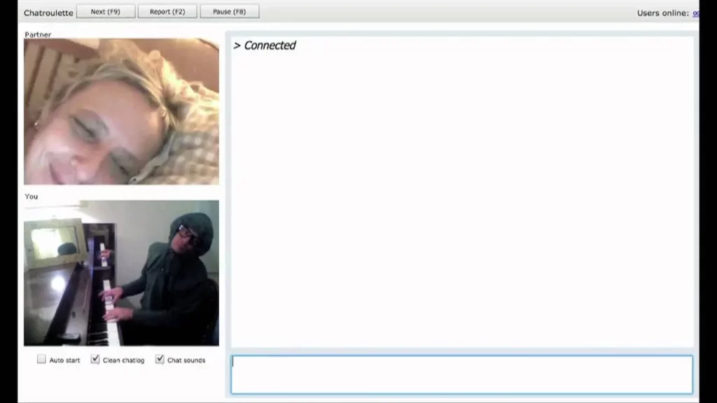 Chatroulette interface