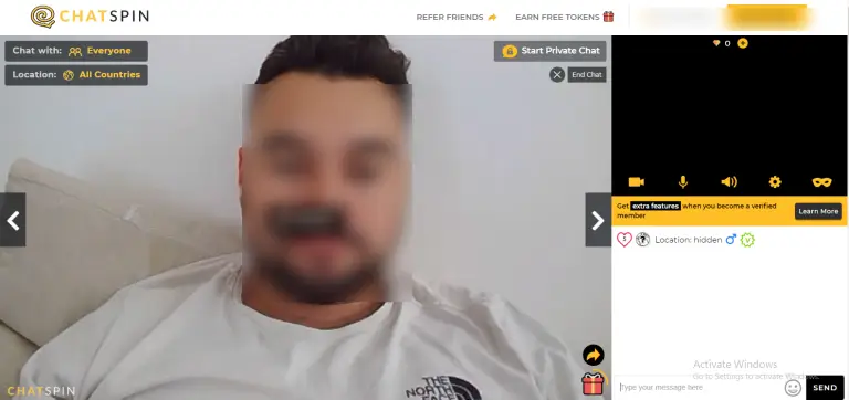 chatspin interface