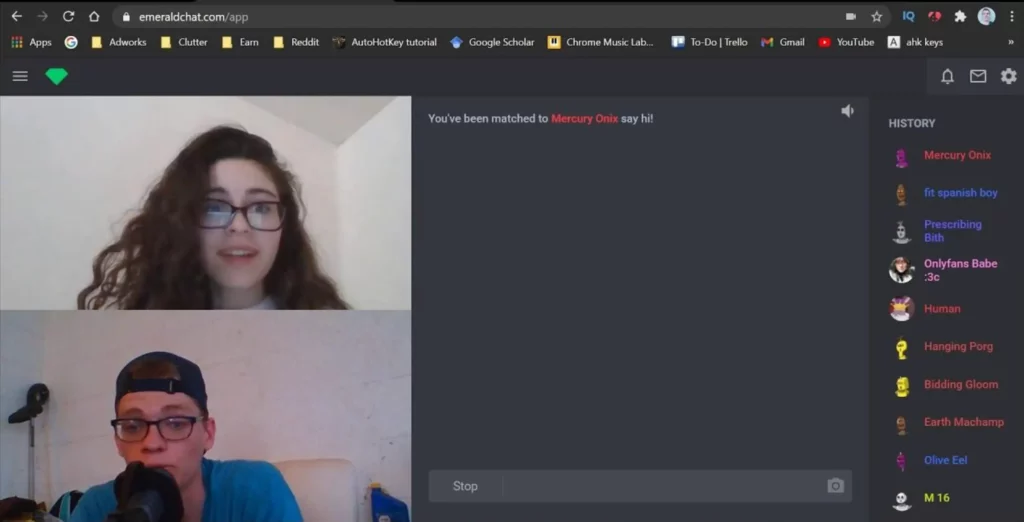 emerald chat interface